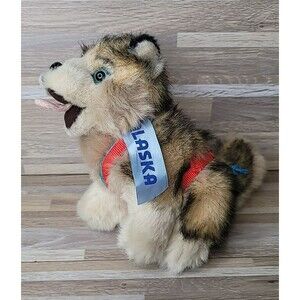 Kipmik Eskimo Dog Stuffed Animal Husky Plush Sled Dog Alaska CUTE
